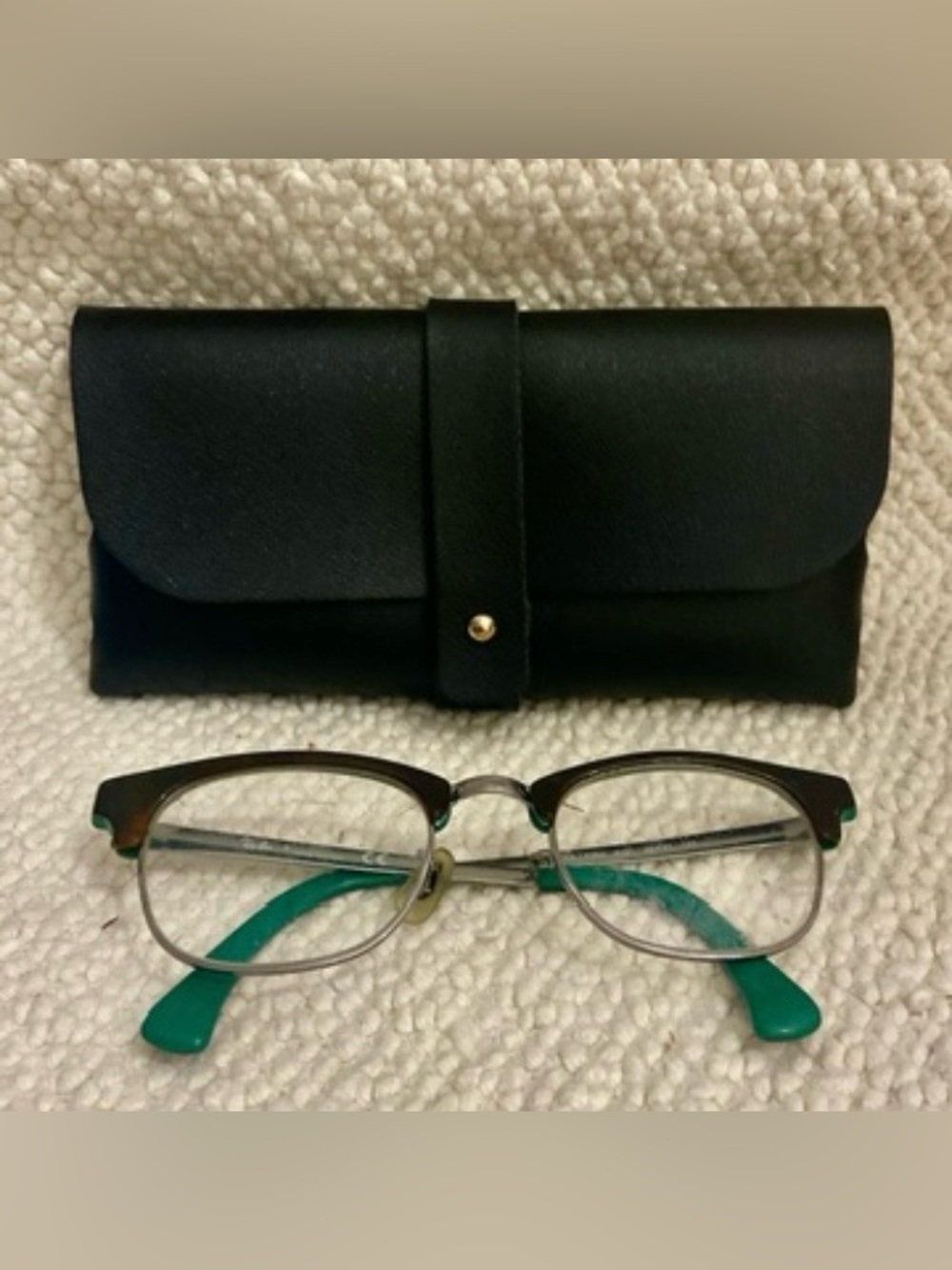 Vintage, Rayban Teal Frame Eye Glasses (Frame Only)